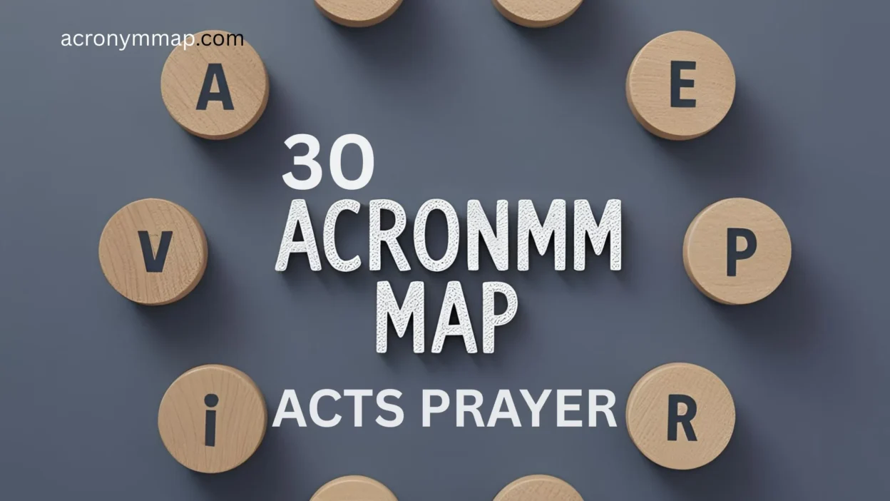 ACTS Prayer Acronym