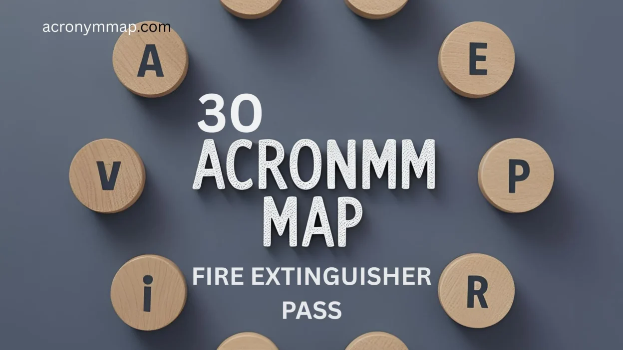 Fire Extinguisher PASS Acronym