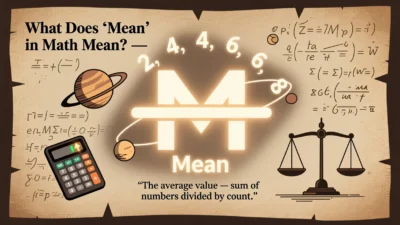 What Does “Mean” in Math Mean