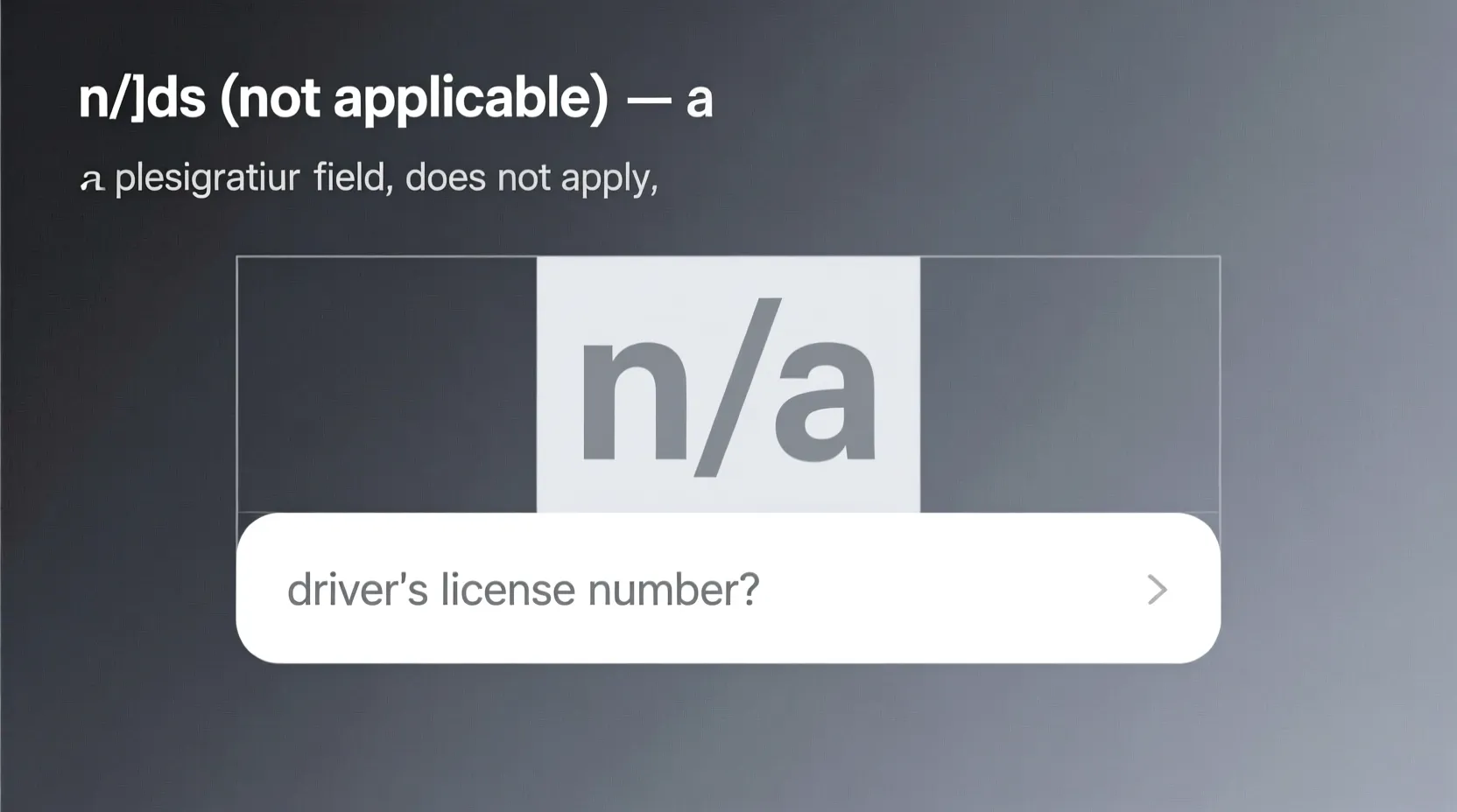 DOES NA MEAN NOT APPLICABLE visual data 6