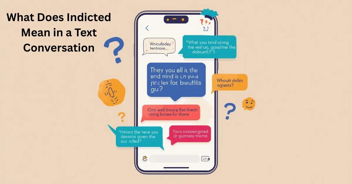 What Does Indicted Mean in a Text Conversation