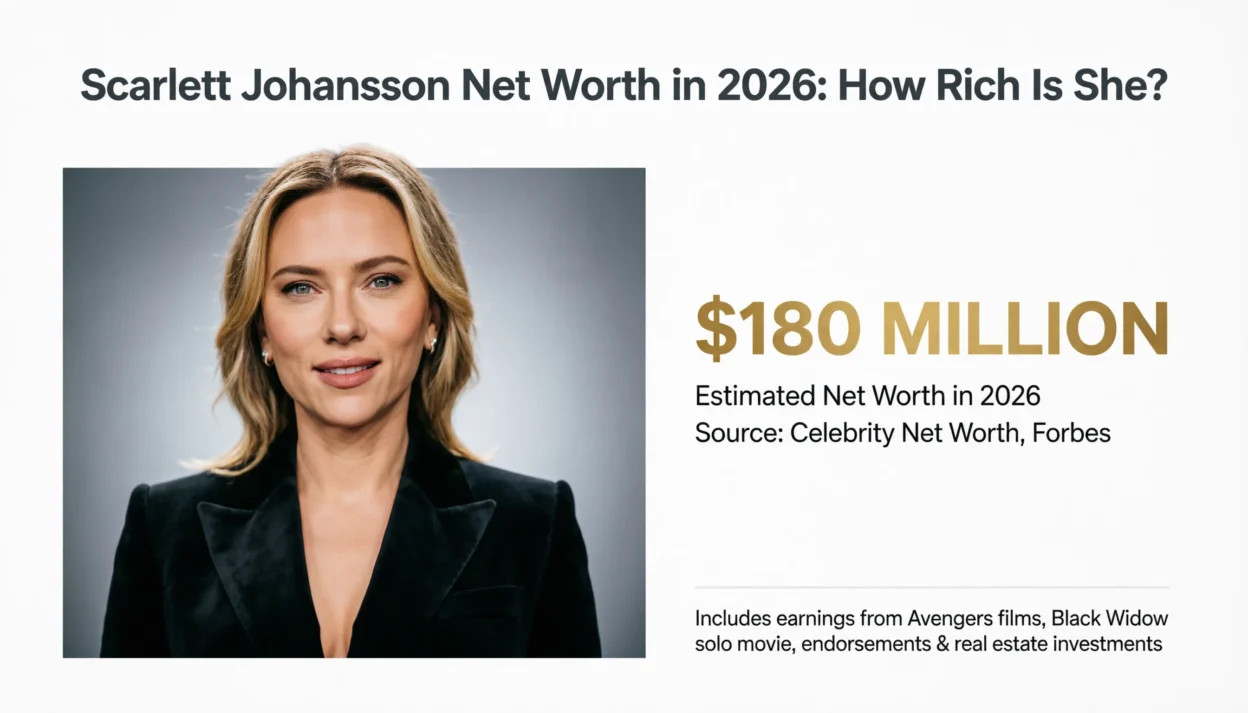 Scarlett Johansson Net Worth in 2026: How Rich Is She?